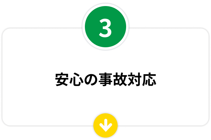 安心の事故対応